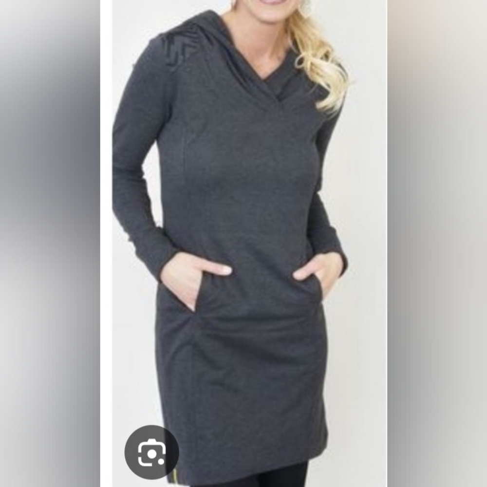 Lole Hooded Sweatshirt Dress Tunic